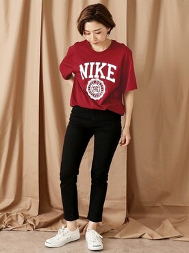 Niketシャツ のレディース人気ファッションコーディネート Wear