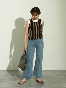 タンクトップを使った Gwコーデ のレディース人気ファッションコーディネート Wear