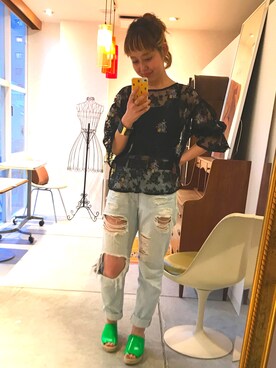 sho-ko さん（レディース・161cm）の夏コーディネート