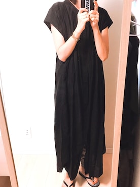 「JOINT WORKS（ジョイントワークス）のアイテム（ワンピース/ドレス）」を使った、YoChiさん（レディース・163cm）の夏コーディネート