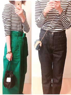 「ANAP（アナップ）のアイテム（PC・スマホグッズ/家電）」を使った、YoChiさん（レディース・163cm）の秋コーディネート