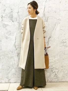 「marco masi（マルコマージ）のアイテム」を使った、norikoさん（レディース・155cm）の秋コーディネート