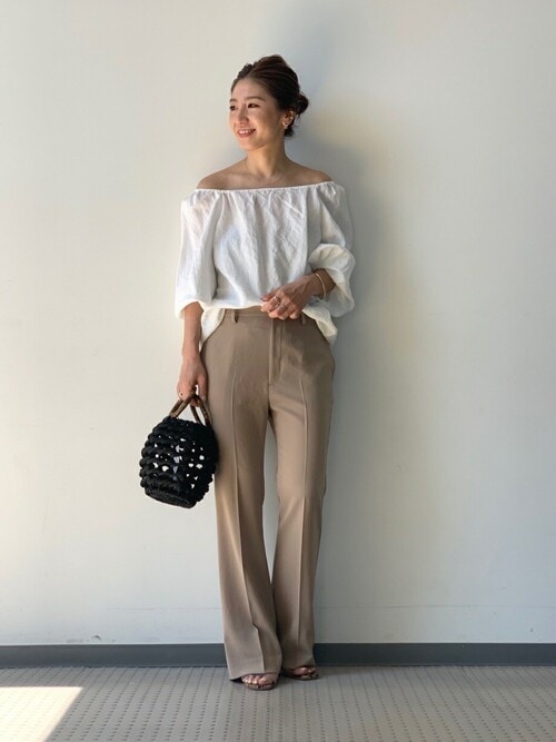 plage（プラージュ）の「Linen ギャザーブラウス◇（シャツ