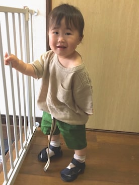 「くつした」｜「アイテム（その他）」を使った、SOU♡HINAさん（キッズ・80cm）の夏コーディネート
