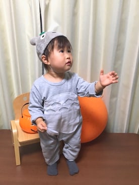 「wearhalloween2017」｜「アイテム（ラッピングキット）」を使った、SOU♡HINAさん（キッズ・80cm）の秋コーディネート