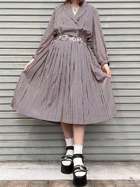 「SPINNS(スピンズ)のアイテム(キャミソール)」を使った、mizukiさん(レディース・159cm)の春コーディネート