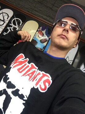 「DORCUS（ドウカス）のアイテム（帽子）」を使った、TATSUYA"VENIX"NOGAMIさん（メンズ・166cm）の春コーディネート