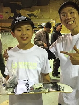 「DORCUS（ドウカス）のアイテム（帽子）」を使った、TATSUYA"VENIX"NOGAMIさん（メンズ・166cm）の春コーディネート