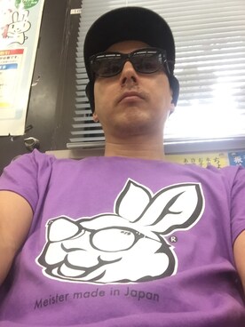 「DORCUS（ドウカス）のアイテム（帽子）」を使った、TATSUYA"VENIX"NOGAMIさん（メンズ・166cm）の夏コーディネート