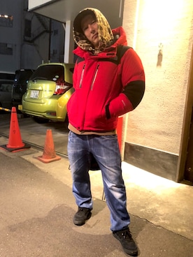 「スケートスタイル」｜「アイテム（ジャケット/アウター）」を使った、TATSUYA"VENIX"NOGAMIさん（メンズ・166cm）の冬コーディネート