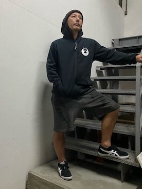 「スケートスタイル」｜「アイテム（帽子）」を使った、TATSUYA"VENIX"NOGAMIさん（メンズ・166cm）の秋コーディネート