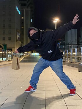 「スケートスタイル」｜「アイテム（ジャケット/アウター）」を使った、TATSUYA"VENIX"NOGAMIさん（メンズ・166cm）の秋コーディネート