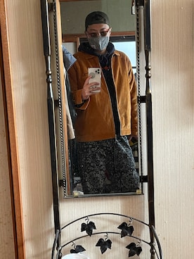 「Subciety（サブサエティ）のアイテム（ジャケット/アウター）」を使った、KYahManさん（メンズ・180cm）の冬コーディネート