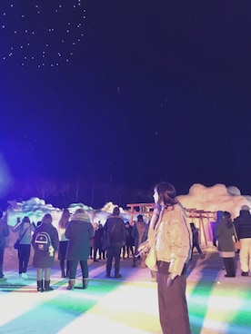 「GYDA（ジェイダ）のアイテム（MA-1）」を使った、harukaさん（レディース・155cm）の春コーディネート