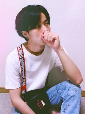 「FR2（エフアールツー）のアイテム（バッグ）」を使った、𝗦𝗔𝗬 【セイ】さん（メンズ・173cm）の夏コーディネート