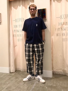 「coen」｜さとうじゅんさん（メンズ・175cm）の春コーディネート