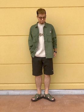 「SUNNY  SPORTS（サニースポーツ）のアイテム」を使った、さとうじゅんさん（メンズ・175cm）の夏コーディネート