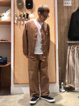「SMITH'S（スミス）のアイテム（ジャケット/アウター）」を使った、さとうじゅんさん（メンズ・175cm）の秋コーディネート