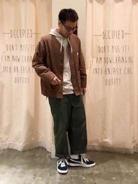 「SMITH'S（スミス）のアイテム（ジャケット/アウター）」を使った、さとうじゅんさん（メンズ・175cm）の秋コーディネート