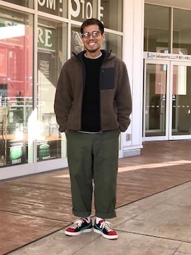 「coen（コーエン）のアイテム（ブルゾン）」を使った、さとうじゅんさん（メンズ・175cm）の秋コーディネート