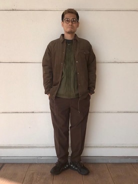 「coen（コーエン）のアイテム（ブルゾン）」を使った、さとうじゅんさん（メンズ・175cm）の秋コーディネート