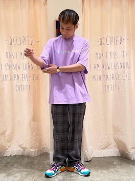 「FEELING MADE（フィーリングメイド）のアイテム」を使った、さとうじゅんさん（メンズ・175cm）の春コーディネート