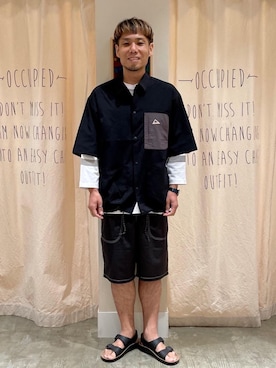「KELTY（ケルティ）のアイテム」を使った、さとうじゅんさん（メンズ・175cm）の夏コーディネート
