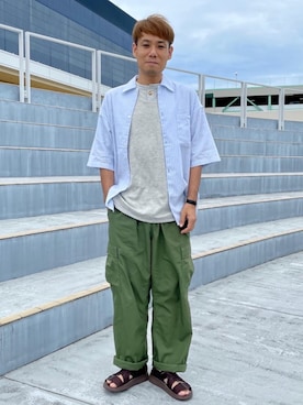 さとうじゅんさん（メンズ・175cm）の夏コーディネート