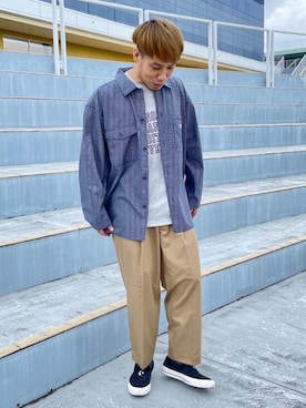 「SMITH'S別注」｜さとうじゅんさん（メンズ・175cm）の秋コーディネート