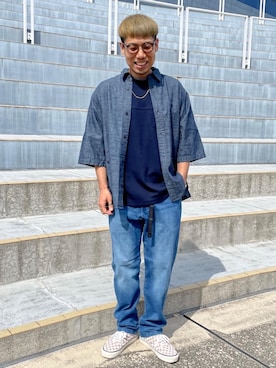 さとうじゅんさん（メンズ・175cm）の春コーディネート