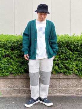 「coen（コーエン）のアイテム（帽子）」を使った、さとうじゅんさん（メンズ・175cm）の秋コーディネート