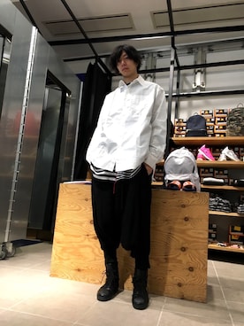 Junya Awajiさん(メンズ・184cm)の春コーディネート