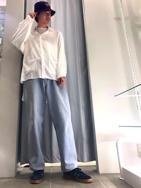 Junya  Awajiさん（メンズ・184cm）の春コーディネート