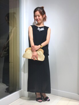 「二次会」｜「アイテム（その他）」を使った、こんさん（レディース・155cm）の夏コーディネート