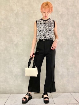 TAMUさん（レディース・172cm）の夏コーディネート