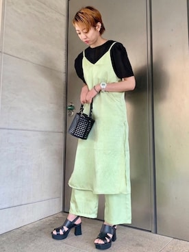 TAMUさん（レディース・172cm）の春コーディネート