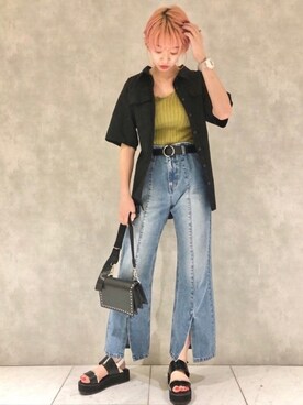 TAMUさん（レディース・172cm）の夏コーディネート