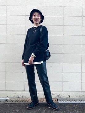 TAMUさん（レディース・172cm）の冬コーディネート