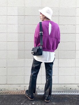 TAMUさん（レディース・172cm）の冬コーディネート