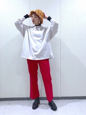 TAMUさん（レディース・172cm）の冬コーディネート