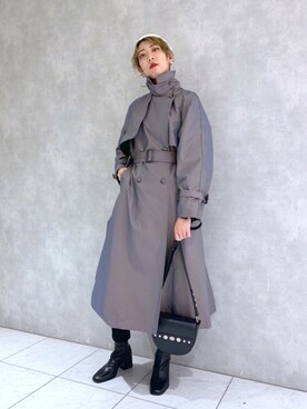 TAMUさん（レディース・172cm）の冬コーディネート