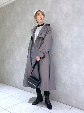 TAMUさん（レディース・172cm）の冬コーディネート