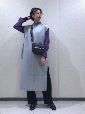 TAMUさん（レディース・172cm）の冬コーディネート