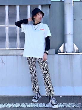 TAMUさん(レディース・172cm)の春コーディネート