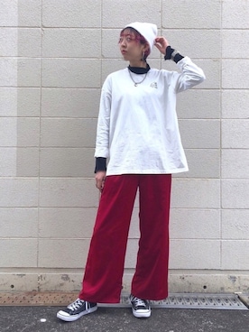 TAMUさん(レディース・172cm)の春コーディネート