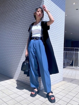 TAMUさん（レディース・172cm）の春コーディネート