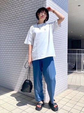 TAMUさん（レディース・172cm）の春コーディネート