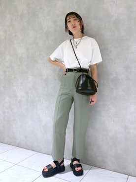 TAMUさん（レディース・172cm）の春コーディネート