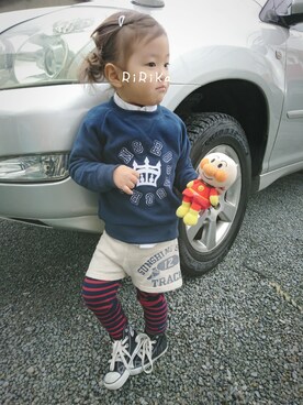 RiRiKaさん（キッズ・90cm）の冬コーディネート