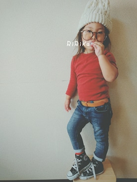 RiRiKaさん(キッズ・90cm)の冬コーディネート